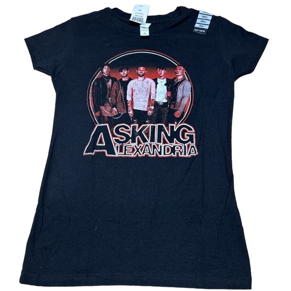 NWT asking Alexandria t-shirt women’s small heavy Metalcore band music rock - Picture 1 of 6